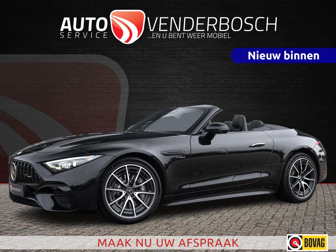 Mercedes-Benz SL-klasse Roadster - AMG 43 381pk | V8 Styling | Sportstoelen - AutoWereld.nl