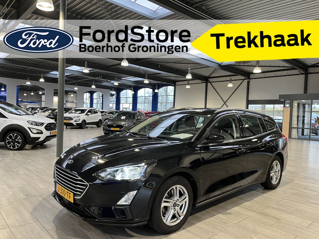 Ford Focus Wagon - EcoBoost 100PK Trend Edition Business | Camera I Trekhaak I LED I Draadloos telefoonlader - AutoWereld.nl