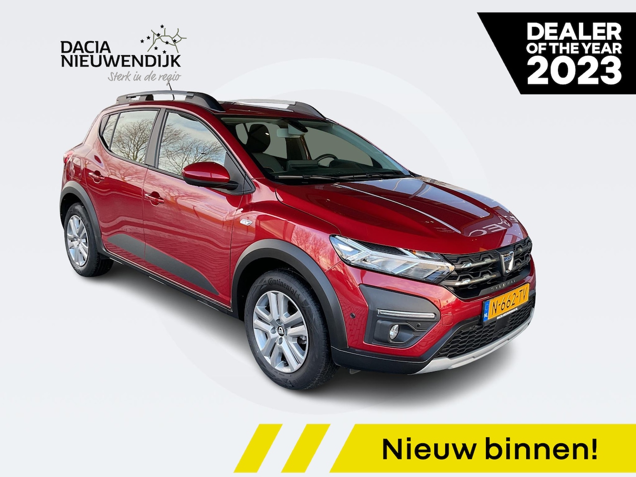 Dacia Sandero Stepway - 1.0 TCe 90 Comfort 14.000KM!! / APPLE CARPLAY EN ANDROID AUTO / PARKEERCAMERA / PARKEERSEN - AutoWereld.nl