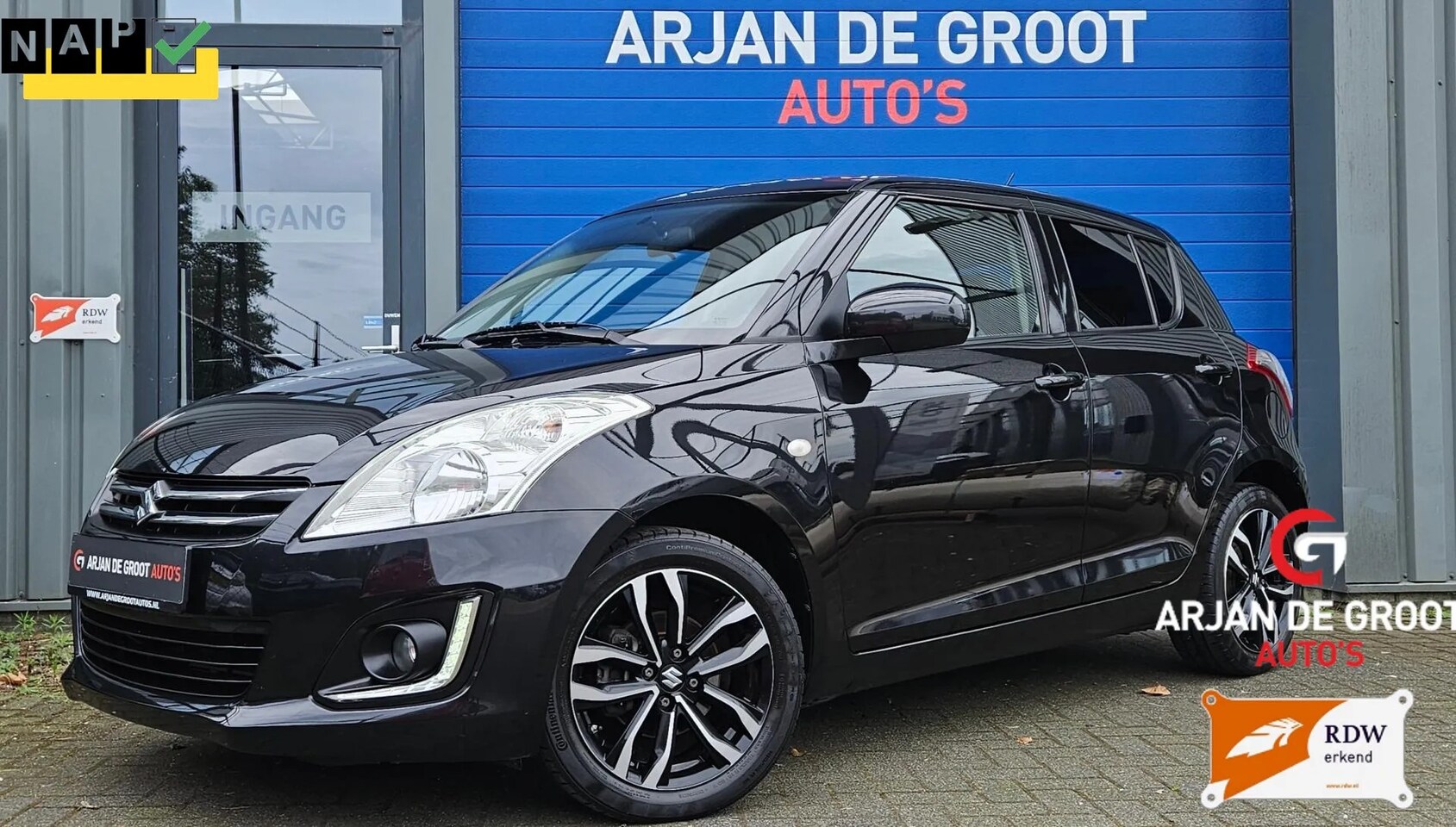 Suzuki Swift - 1.2 94PK X-tra 5Drs Airco Cruise LED Dealer OH - AutoWereld.nl