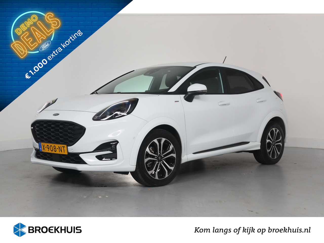 Ford Puma - 1.0 EcoBoost Hybrid ST-Line | Automaat | Led | Stoel-/stuurverwarming | Keyless | Camera | - AutoWereld.nl