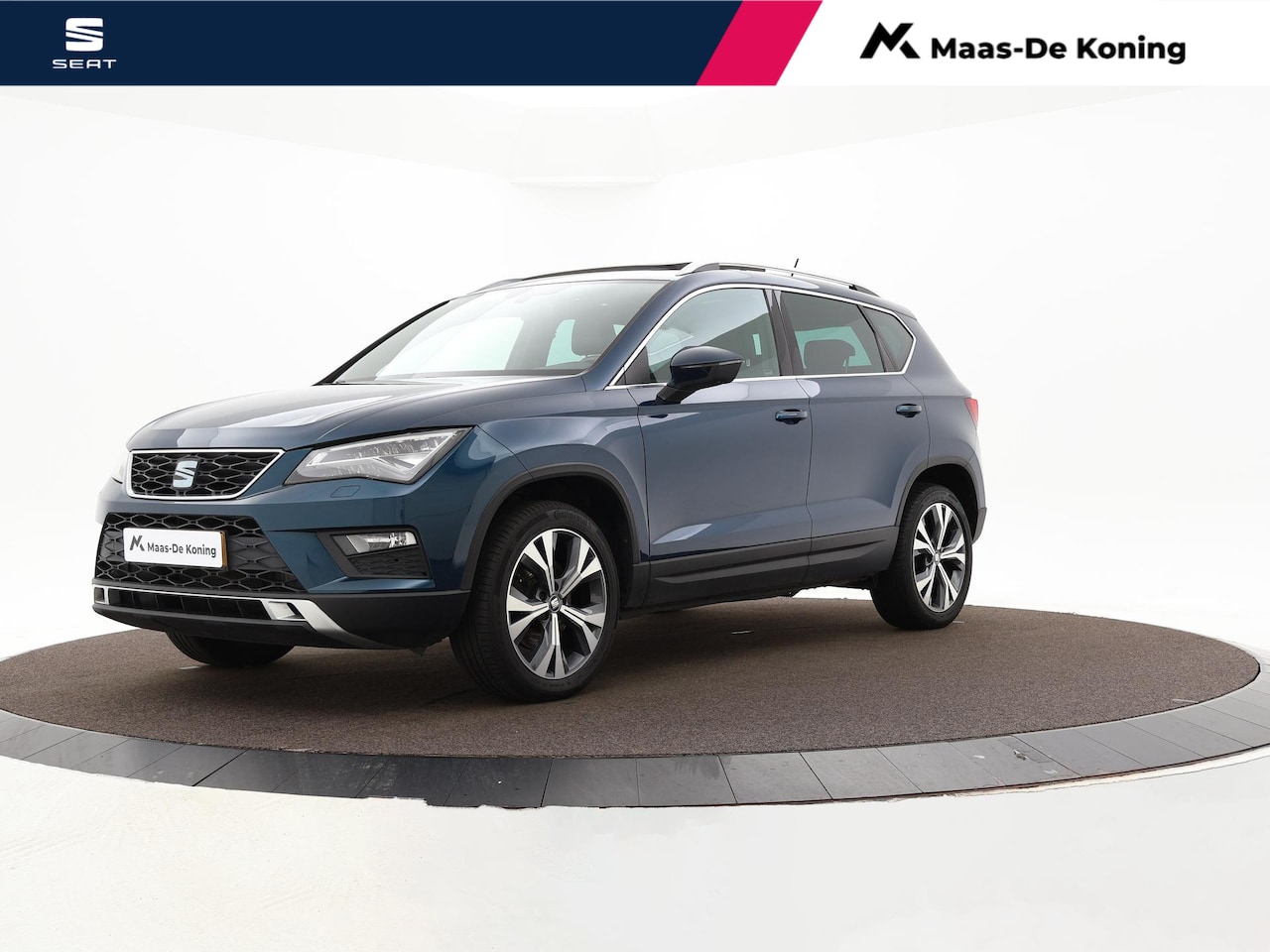 Seat Ateca - 1.4 EcoTSI 150pk Xcellence · Panoramadak · Camera · Keyless · Inklap. Trekhaak · Stoelverw - AutoWereld.nl