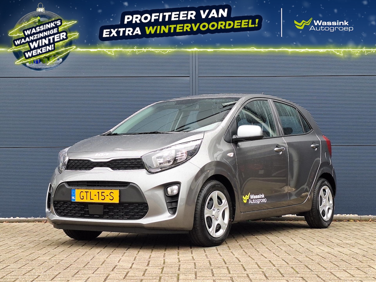 Kia Picanto - 1.0 DPi 67pk 4-zits ComfortLine | Cruise control | Bluetooth | Airco - AutoWereld.nl