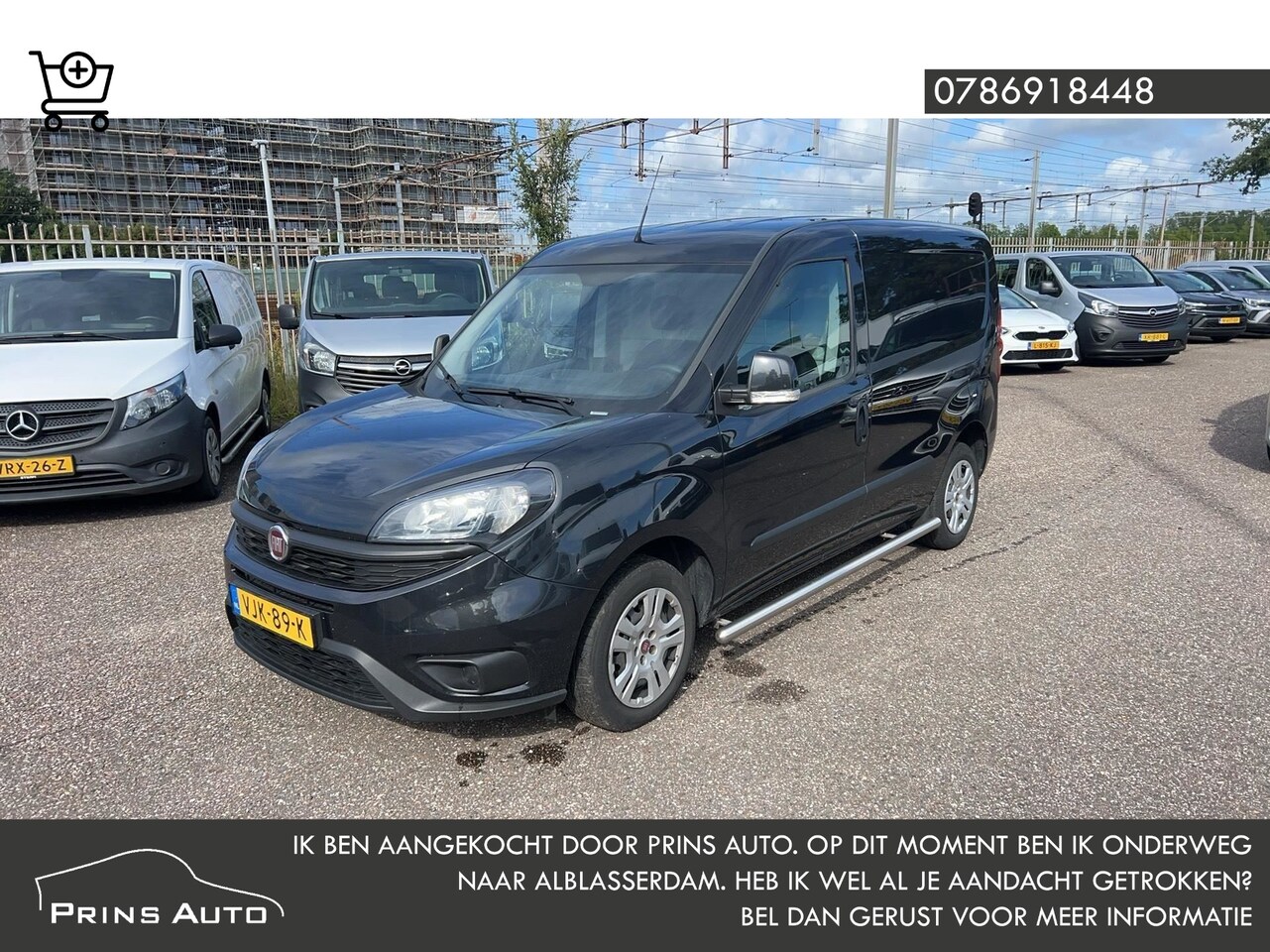 Fiat Doblò Cargo - 1.3 MJ L1H1 SX |TREKHAAK|SIDE BARS|BLUETHOOTH|BETIMMERING|ORG.NL - AutoWereld.nl