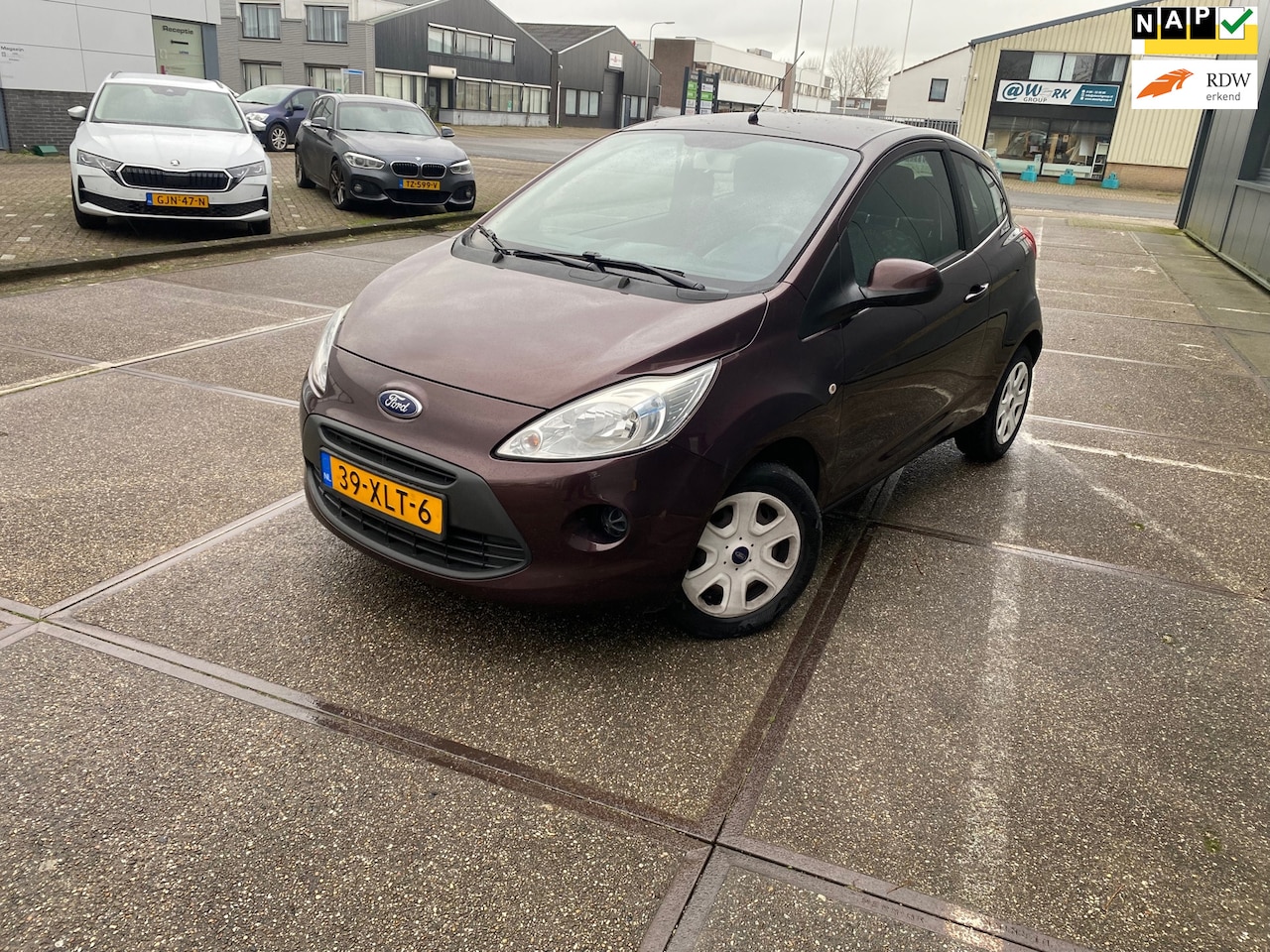 Ford Ka - 1.2 Cool & Sound start/stop/3drs/nap/3e EIG/1jaar apk/ dealeronderhouden/ airco. - AutoWereld.nl