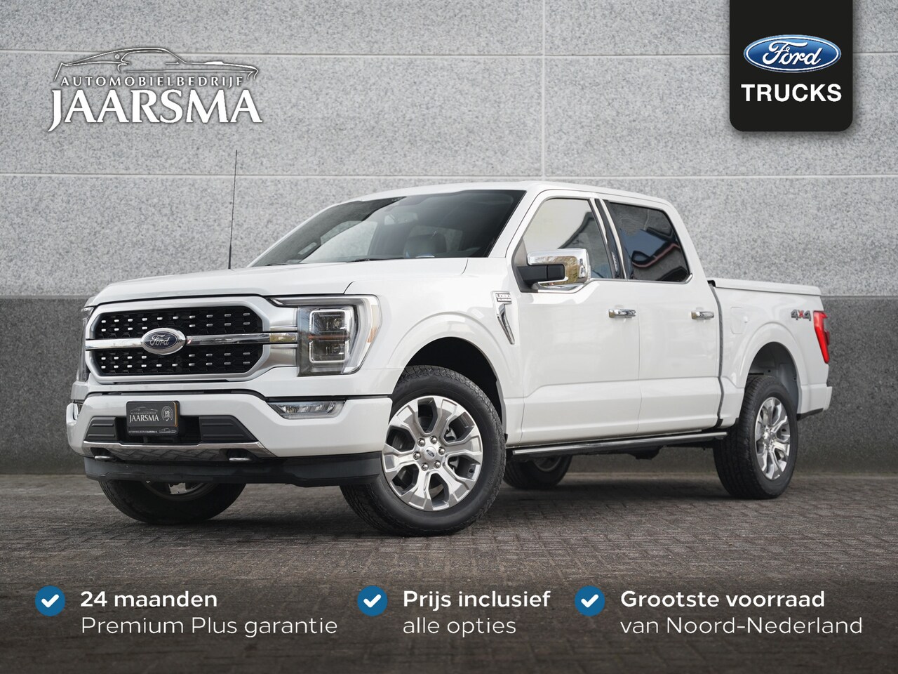 Ford F150 - F-150 Platinum CrewCab 3.5L EcoBoost |Cover op laadbak |PRINS LPG |Trekhaak | Rijklaardeal - AutoWereld.nl