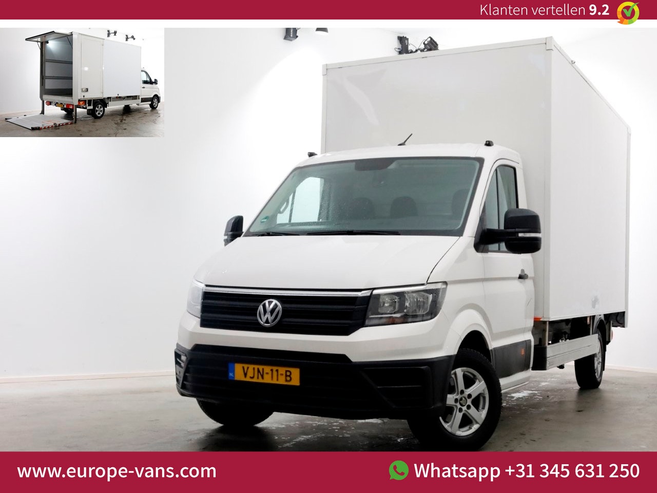 Volkswagen Crafter - 35 2.0 TDI Bakwagen met laadklep en zijdeur 1.117kg laadvermogen 03-2021 - AutoWereld.nl