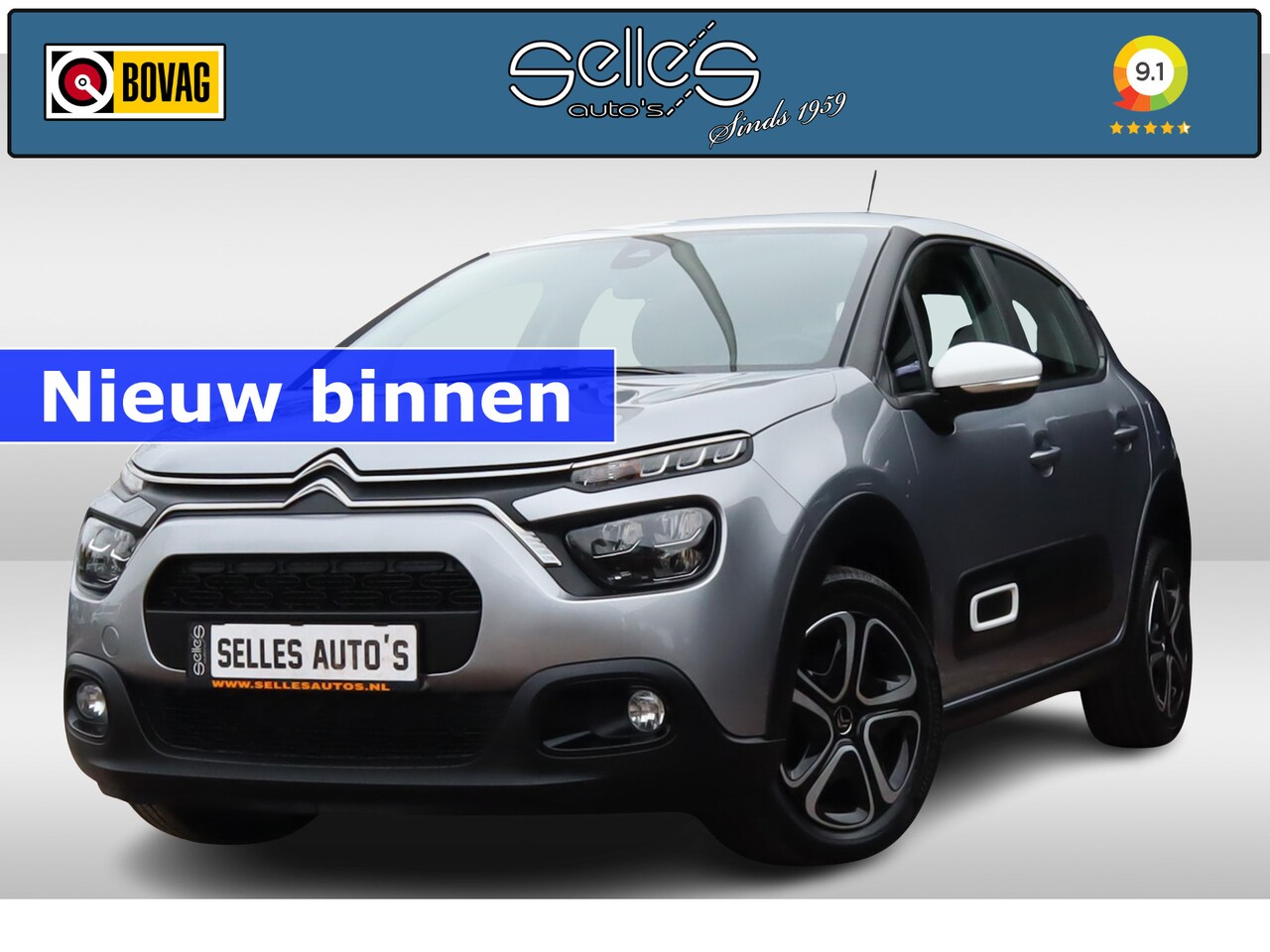 Citroën C3 - 1.2 PureTech C-Series | Applecarplay | camera | Stoelverwarming - AutoWereld.nl