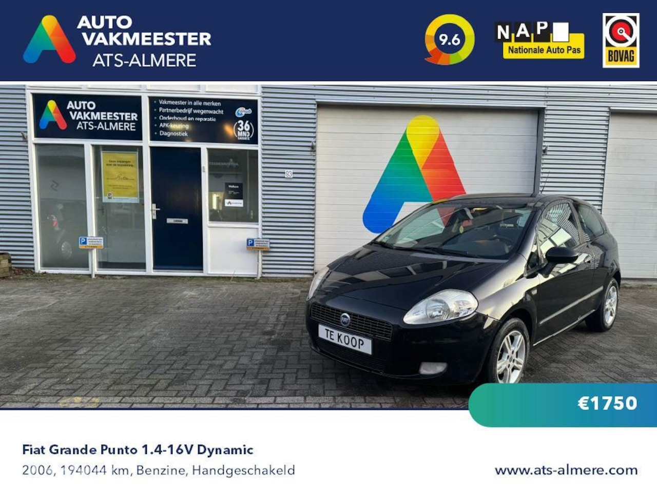 Fiat Grande Punto - 1.4-16V Dynamic 1.4-16V Dynamic - AutoWereld.nl