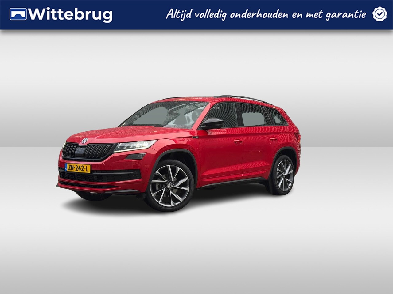 Skoda Kodiaq - 1.5 TSI Sportline Business / Zwenkbare Trekhaak / Memory Seat / Panoramadak / Dodehoek Sen - AutoWereld.nl