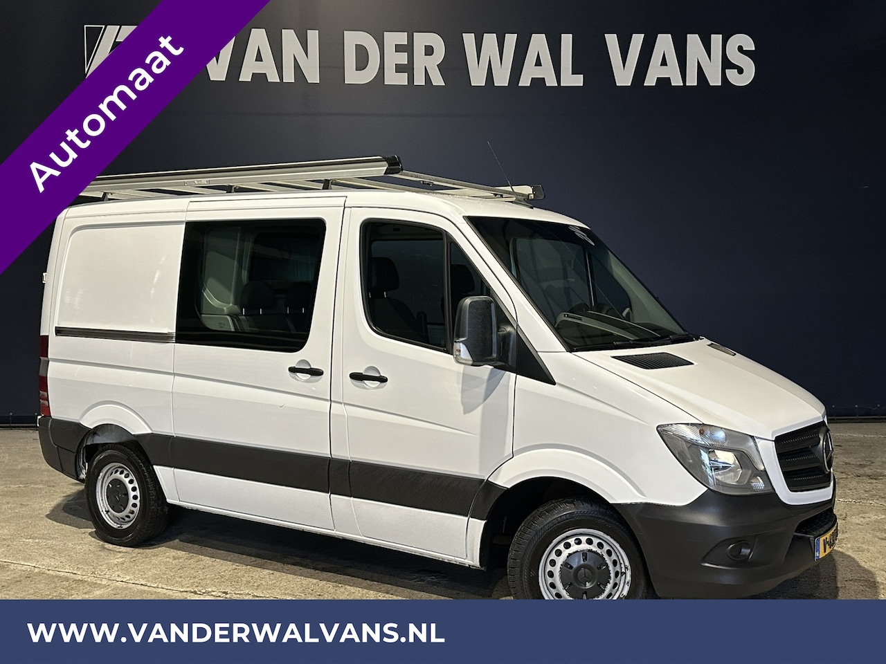 Mercedes-Benz Sprinter - 211 CDI Automaat **BPM VRIJ voor de Ondernemer** L1H1 Dubbele Cabine Euro6 Airco | 6-Zits - AutoWereld.nl