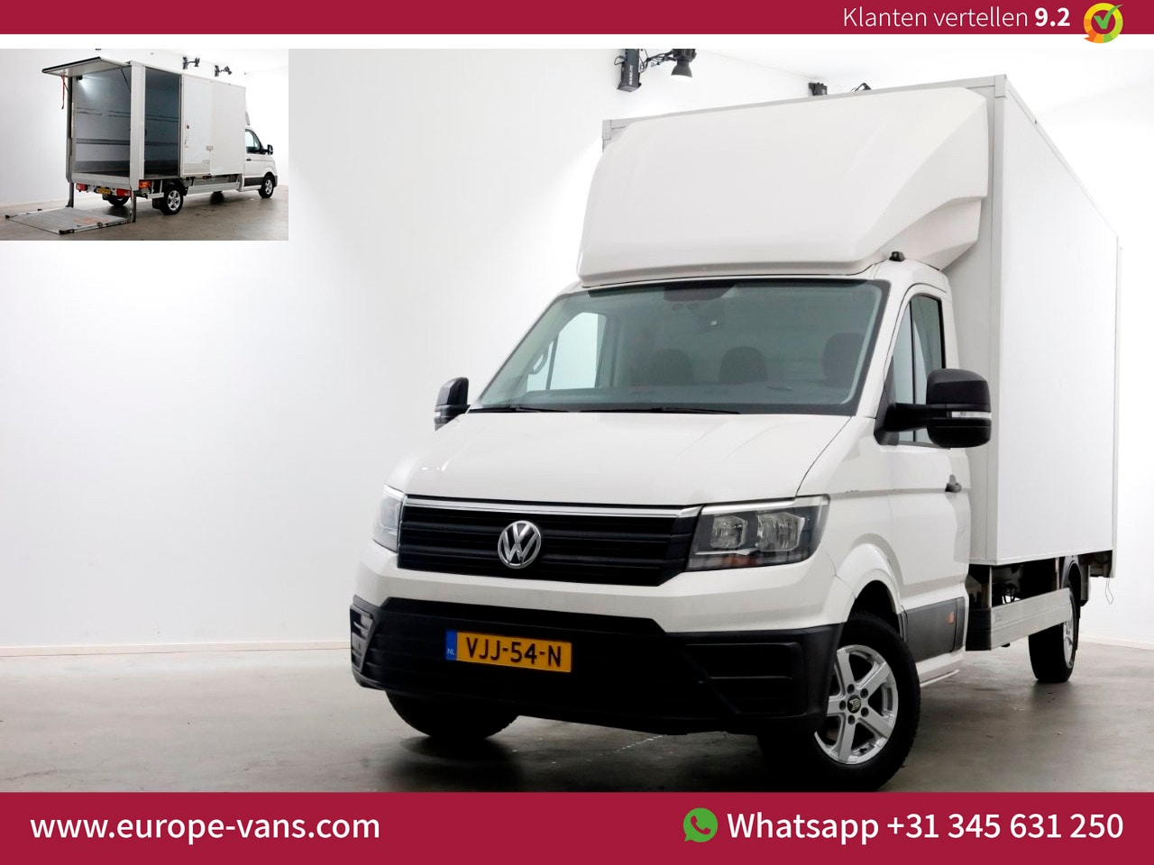 Volkswagen Crafter - 35 2.0 TDI Bakwagen met laadklep en zijdeur 1.075kg laadvermogen 03-2021 - AutoWereld.nl