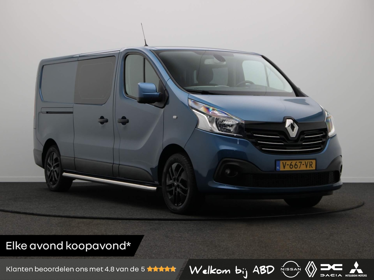 Renault Trafic - 125 pk dCi T29 L2H1 DC Comfort Energy | Betimmering | Trekhaak | Dubbele Cabine | Climate - AutoWereld.nl