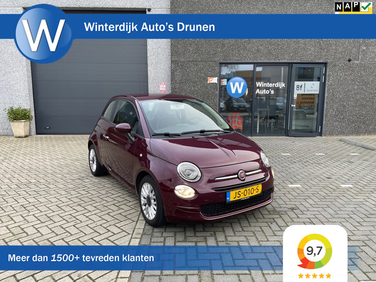 Fiat 500 - 0.9 TwinAir Turbo Popstar Airco! Elek.Ramen! Led! Nap! - AutoWereld.nl