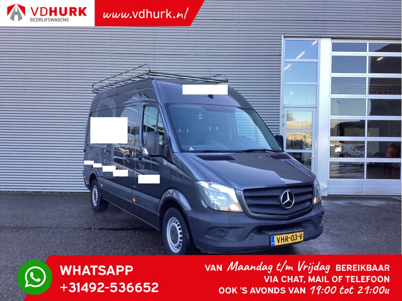 Mercedes-Benz Sprinter - 313 2.2 CDI 270Gr.Deuren/ Imperiaal+ladder/ Camera/ Navi/ Cruise/ Airco/ Trekhaak - AutoWereld.nl