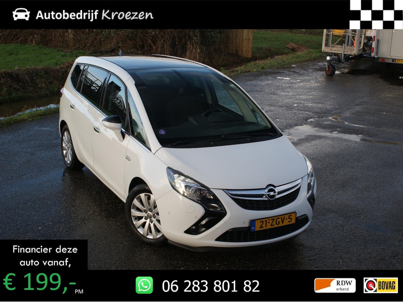 Opel Zafira Tourer - 1.4 Cosmo | Org NL | 1e Eig | Pano | Camera | - AutoWereld.nl