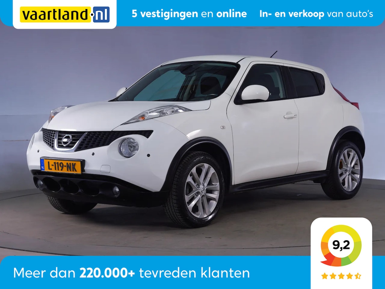 Nissan Juke - 1.6 Tekna [Cruise Control,keyless entree,Climate control] - AutoWereld.nl