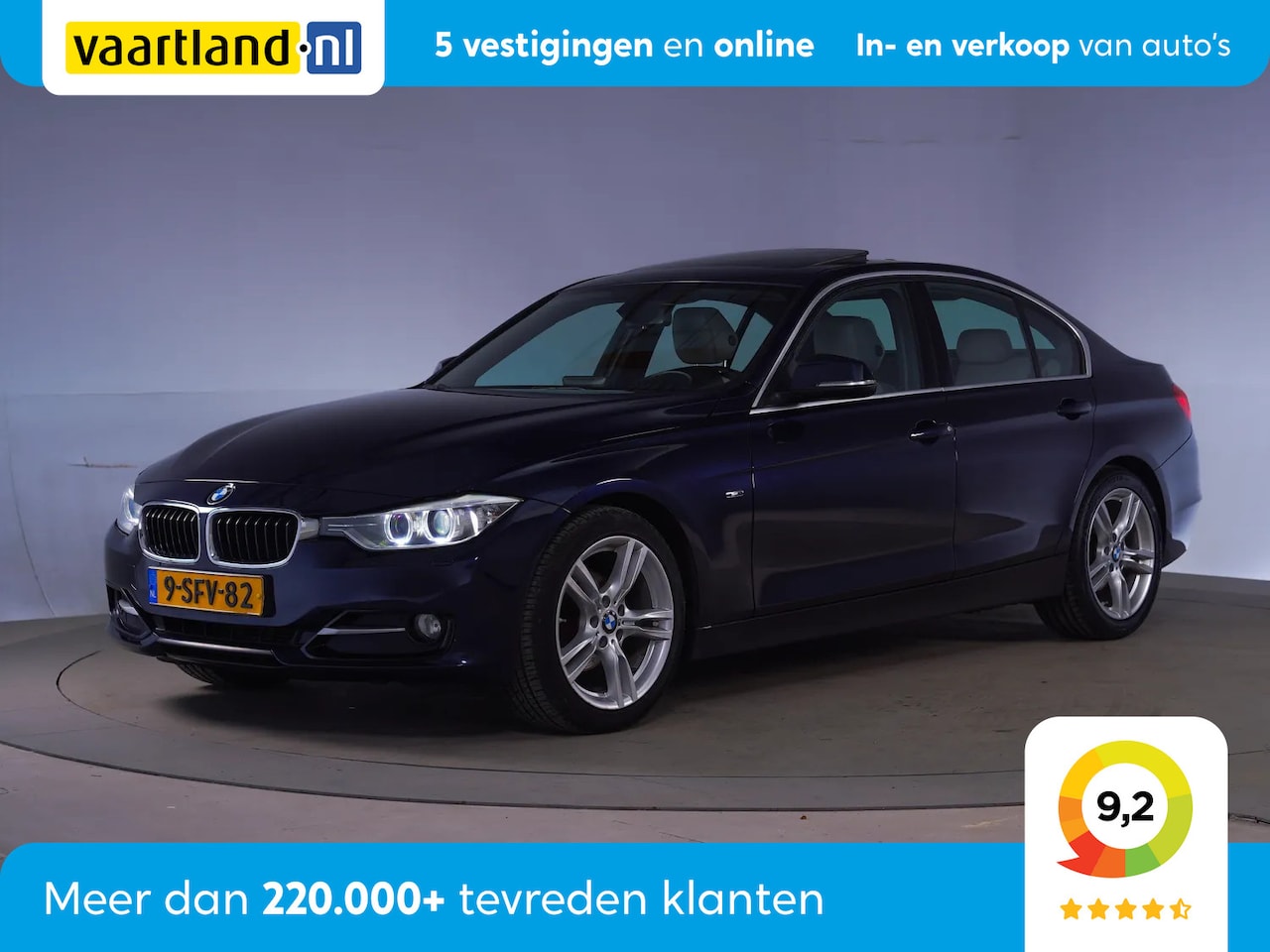 BMW 3-serie - 320I ED[ climate control,Lederen bekleding,Achteruitrijcamera] - AutoWereld.nl