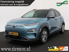 Hyundai Kona Electric - EV Premium 64 kWh leder stoelverwarming+koeling adaptive cruise & climate control carplay