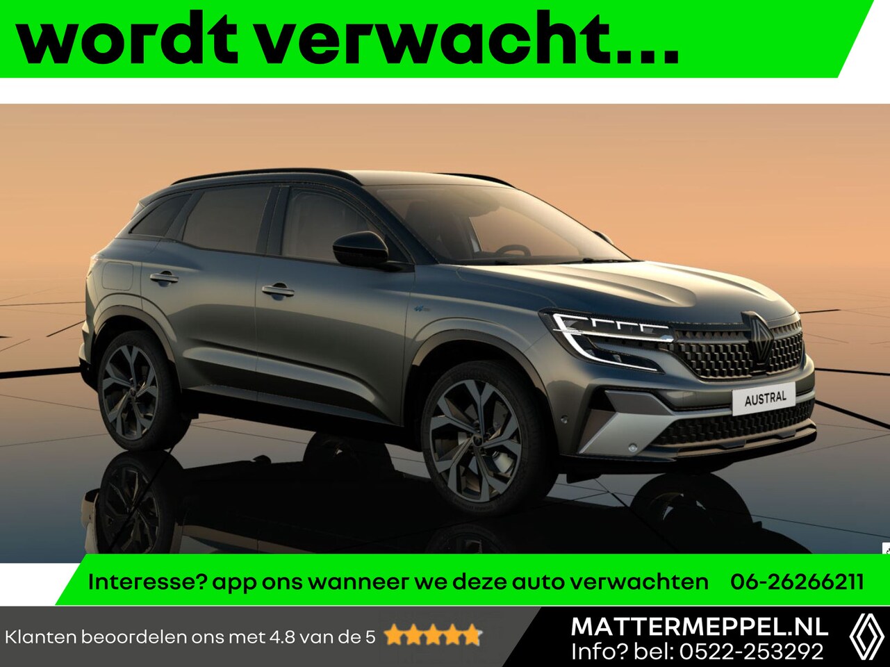 Renault Austral - 1.2 E-Tech Hybrid 200 Iconic Esprit Alpine | Adaptieve Cruise Control | Pack Winter | Hand - AutoWereld.nl