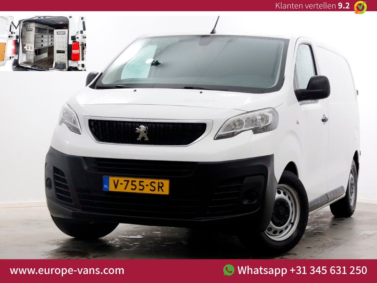 Peugeot Expert - 1.6 BlueHDI 115pk E6 M Premium Airco/Navi/Inrichting 10-2018 - AutoWereld.nl