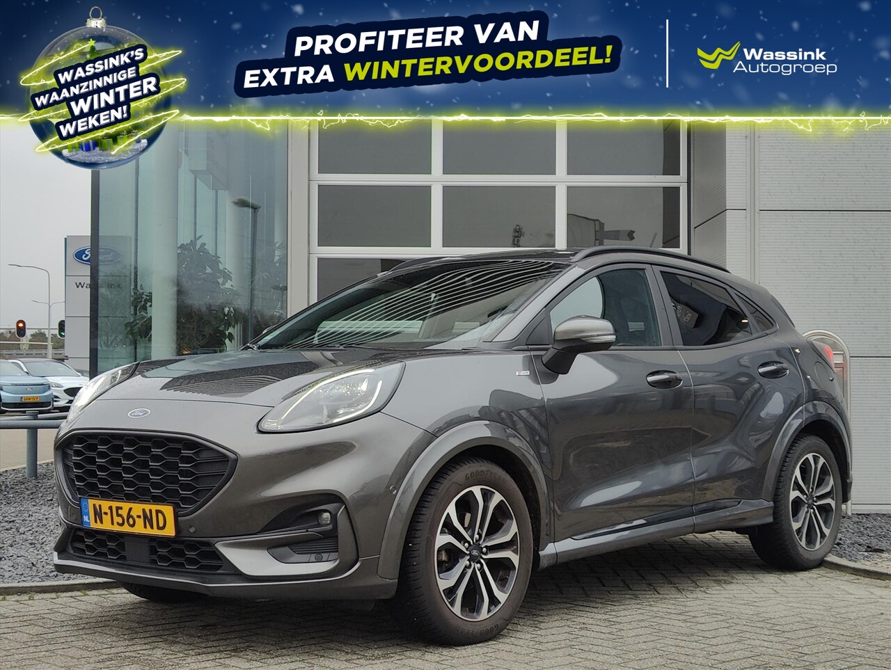 Ford Puma - 1.0i Ecoboost Hybrid 125pk ST-Line | Adaptive Cruise Control l Camera l Climate Control | - AutoWereld.nl