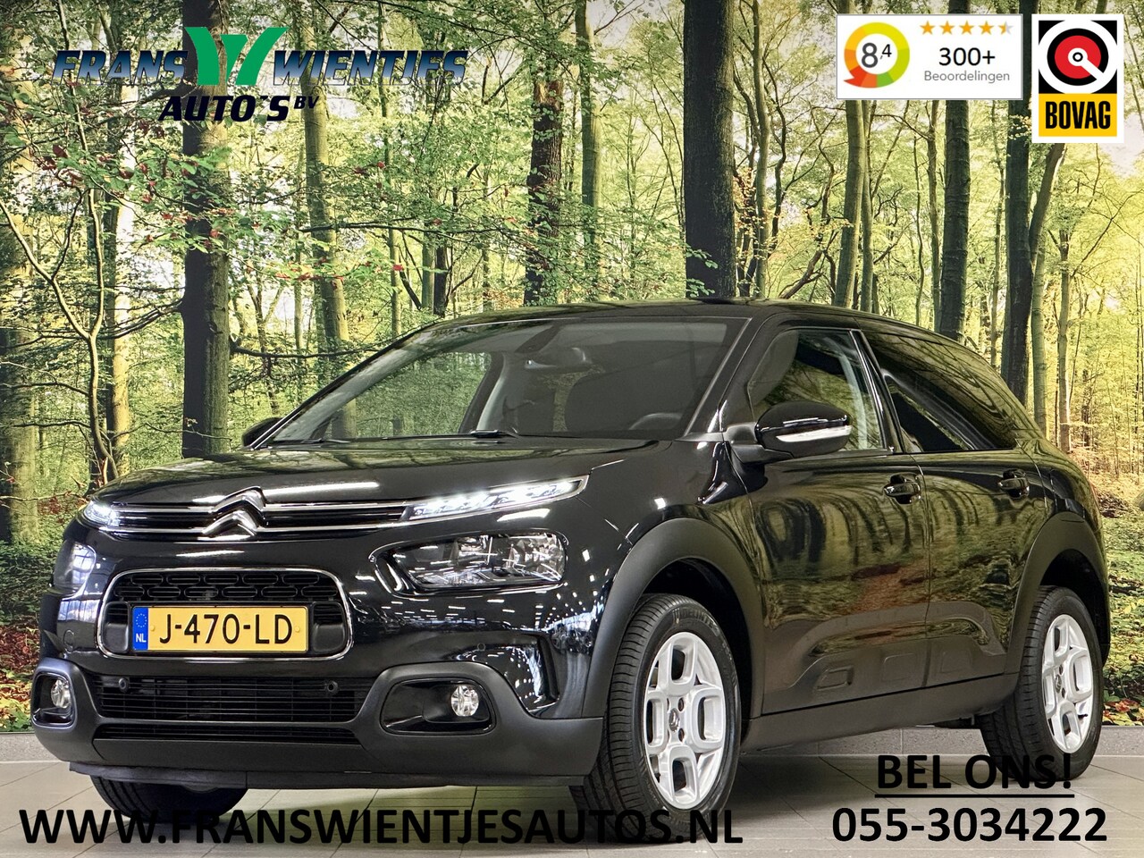 Citroën C4 Cactus - 1.2 PureTech Feel | Dealer Onderhouden! | Achteruitrijcamera | Parkeersensoren | Cruise Co - AutoWereld.nl