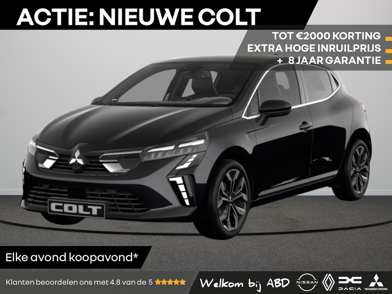 Mitsubishi Colt - 1.6 HEV 145 6AT Intense+ | Achteruitrijcamera | Adaptive Cruise Control (ACC) | Automatisc - AutoWereld.nl