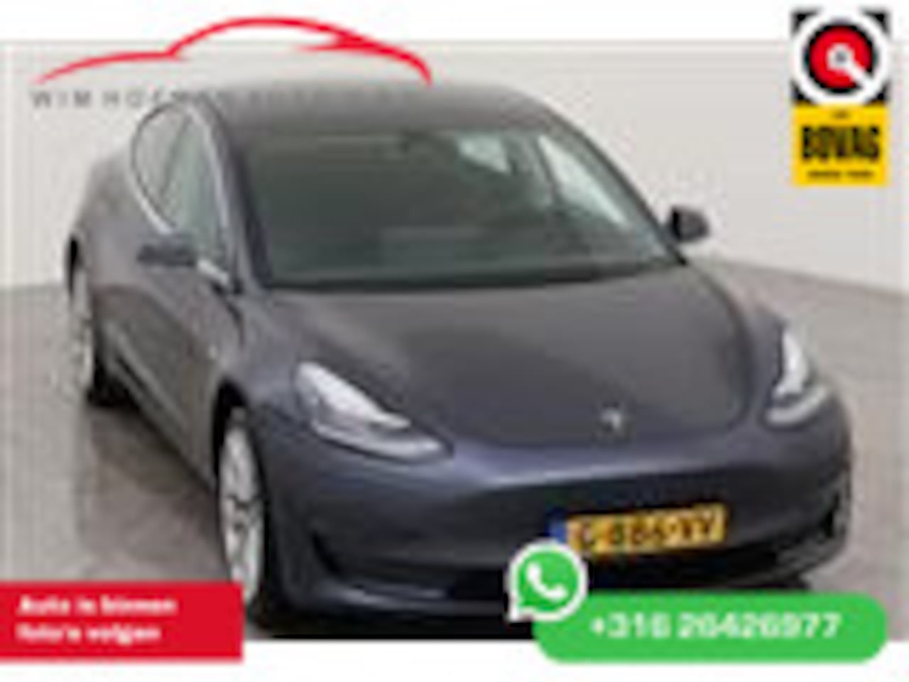 Tesla Model 3 - Long Range RWD Long Range AWD 75 kWh Autopilot FSD Comp 19" Panodak Leder Camera - AutoWereld.nl