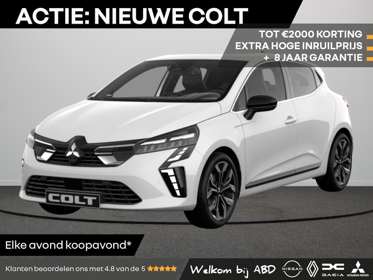 Mitsubishi Colt - 1.0 MPI-T 90 6MT Intense+ | Achteruitrijcamera | Adaptive Cruise Control (ACC) | Automatis - AutoWereld.nl