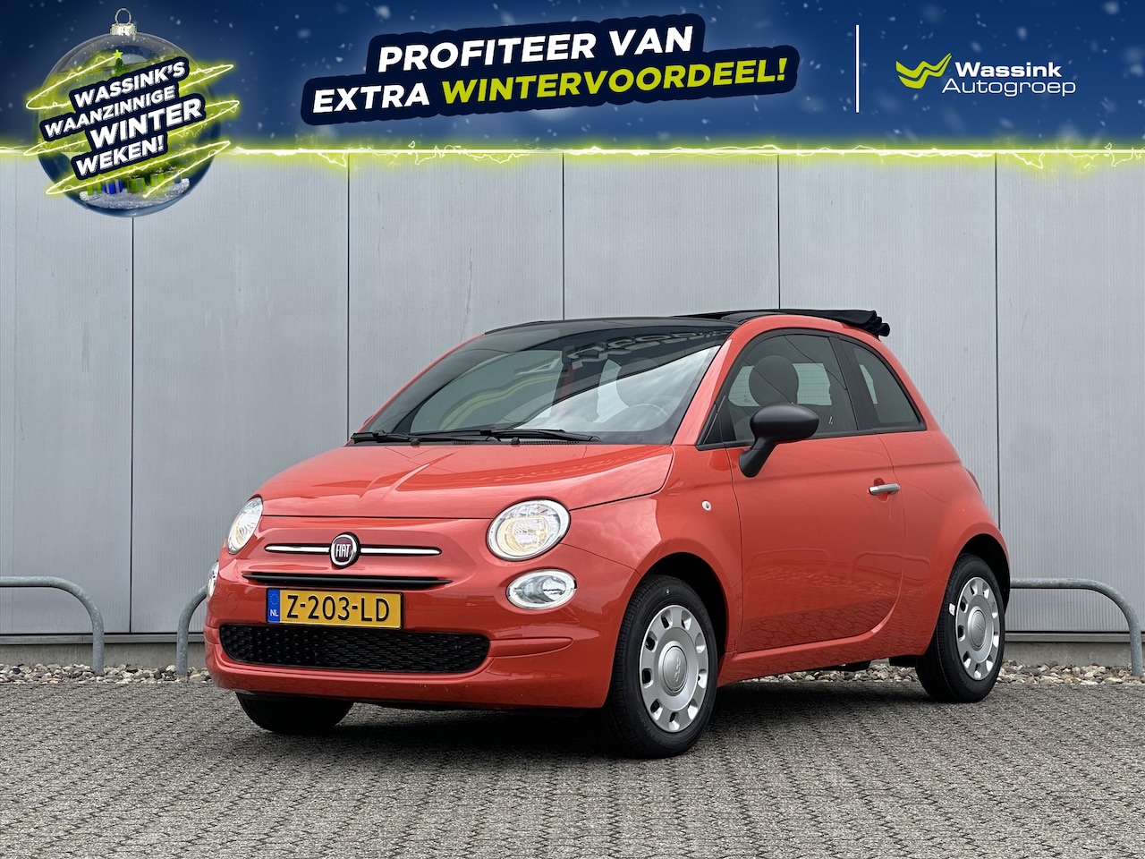 Fiat 500 C - Cabriolet I Hybrid I Urban | Airco | Bluetooth| NIEUW uit voorraad - AutoWereld.nl