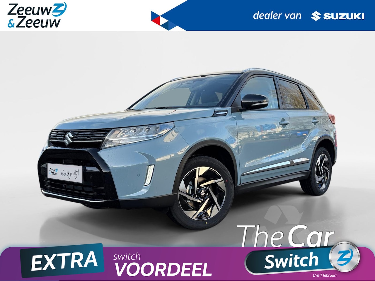 Suzuki Vitara - 1.5 Hybrid Style Boosterjet Smart Hybrid 115pk automaat | Nieuw te bestellen | €1.500.- ko - AutoWereld.nl