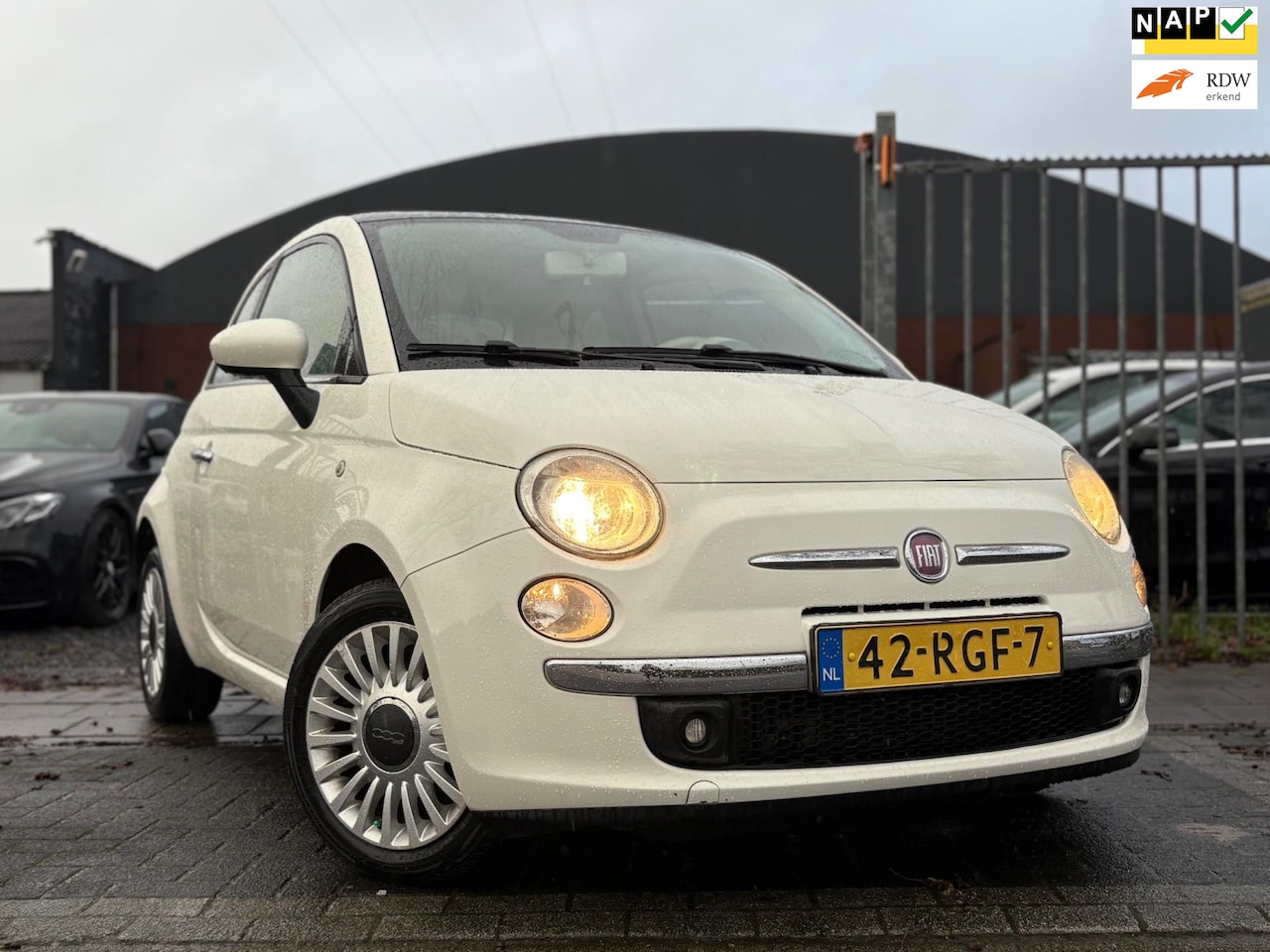 Fiat 500 - 0.9 TwinAir Lounge | Panoramadak | 15” LM | airco | - AutoWereld.nl