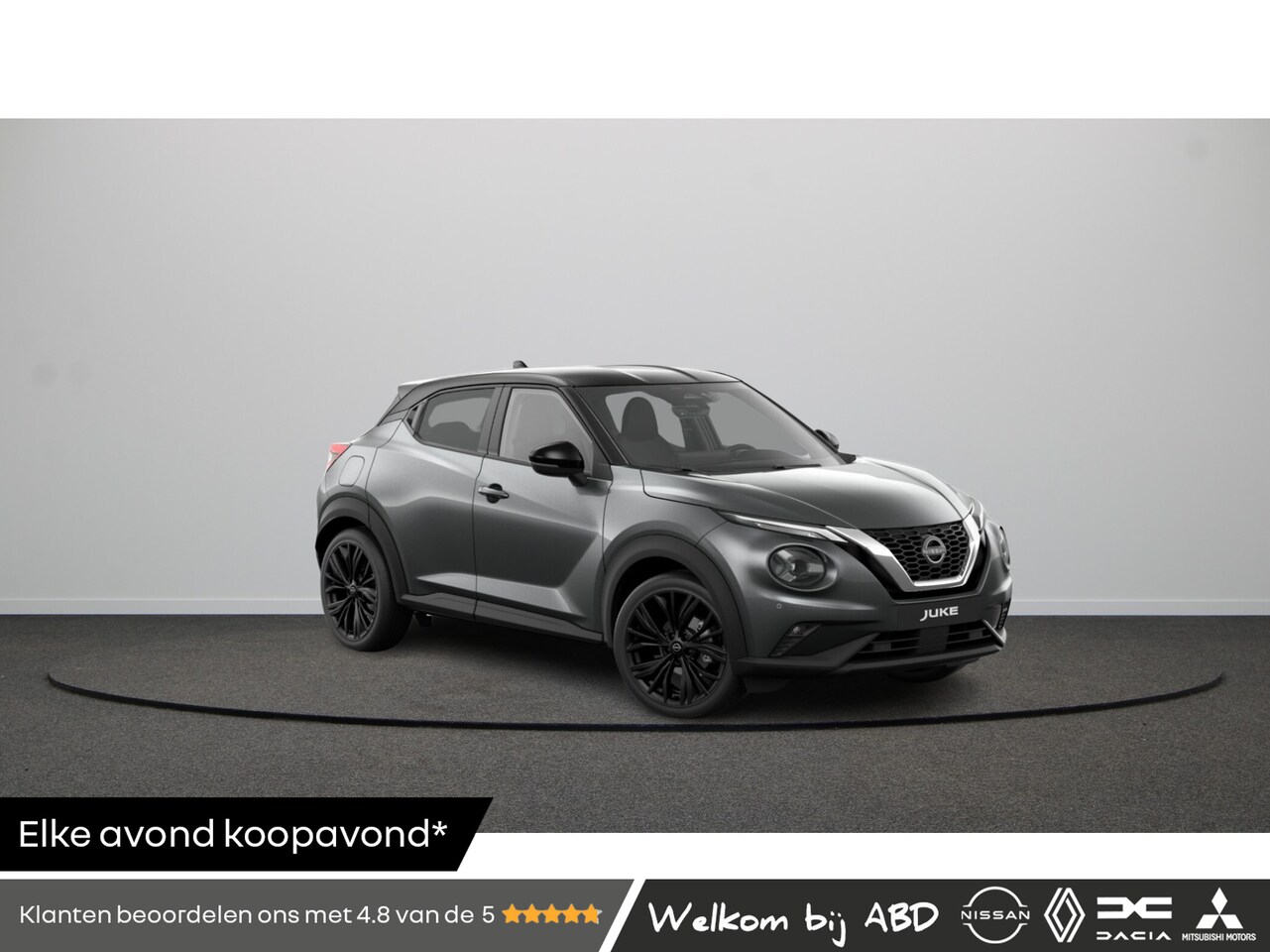 Nissan Juke - 1.0L DIG-T 114 6MT Tekna + Sound & Ride Pack + Two Tone | 19'' lichtmetalen velgen | 7" TF - AutoWereld.nl