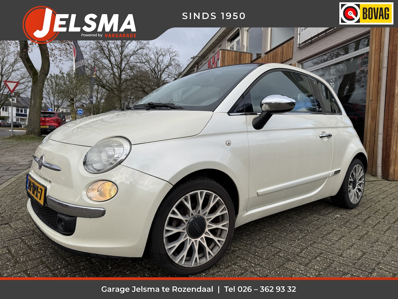 Fiat 500 C - 1.2 Lounge 4 cilinder, Clima | Leer | Pdc - AutoWereld.nl