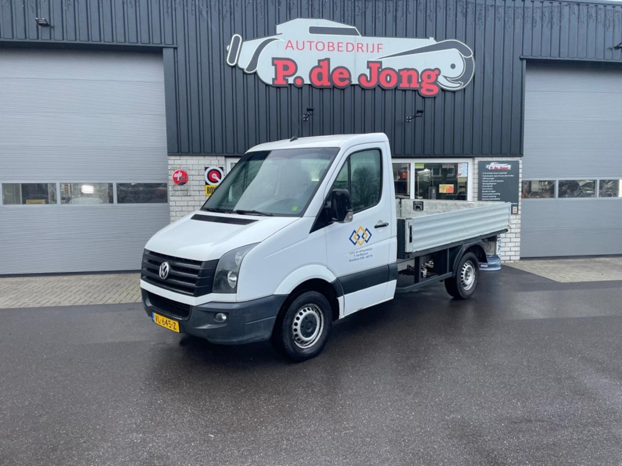 Volkswagen Crafter - 32 2.0 TDI L1H1  Enkel cabine Pick-Up Trekhaak Cruise Airco bijr - AutoWereld.nl