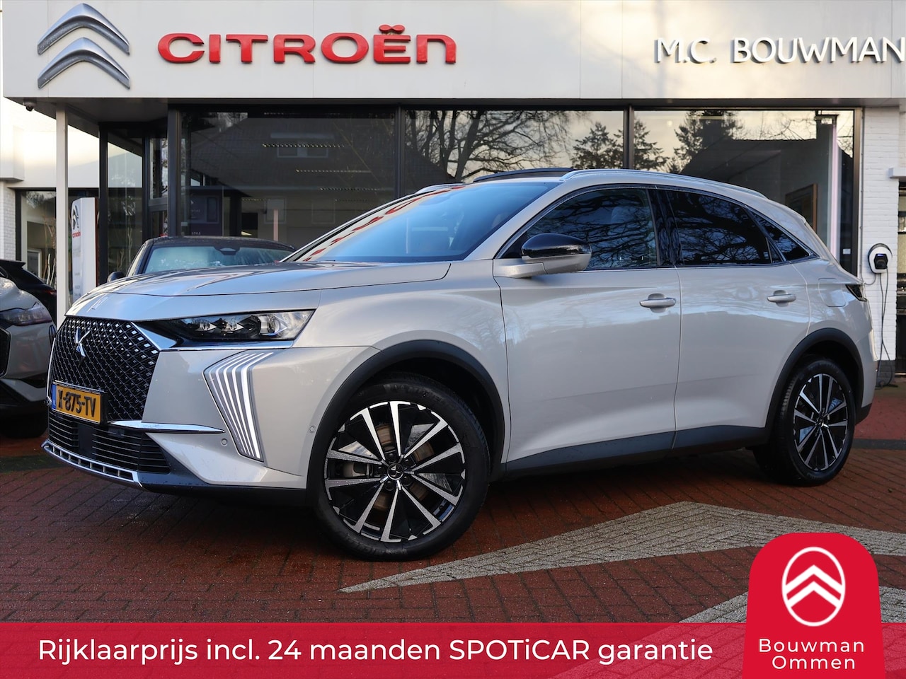 DS 7 - E-TENSE Plug-in hybride 225PK e-EAT8 Automaat Opéra, Rijklaarprijs | Panoramadak | Leder | - AutoWereld.nl