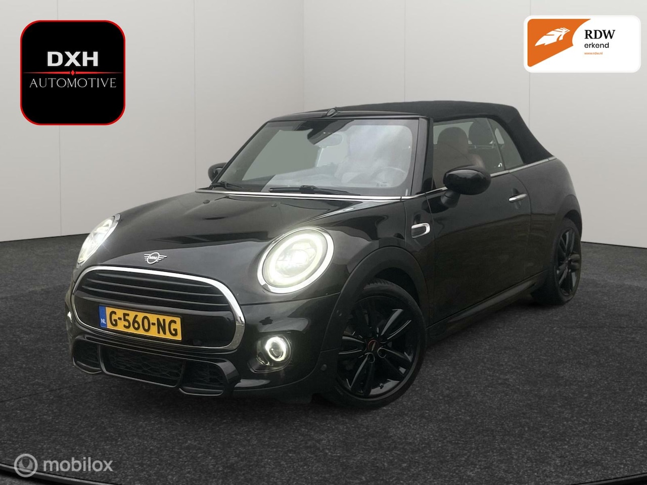 MINI Cabrio - 1.5 AUT Cooper Works JCW H/K HUD CARPLAY LEDER - AutoWereld.nl