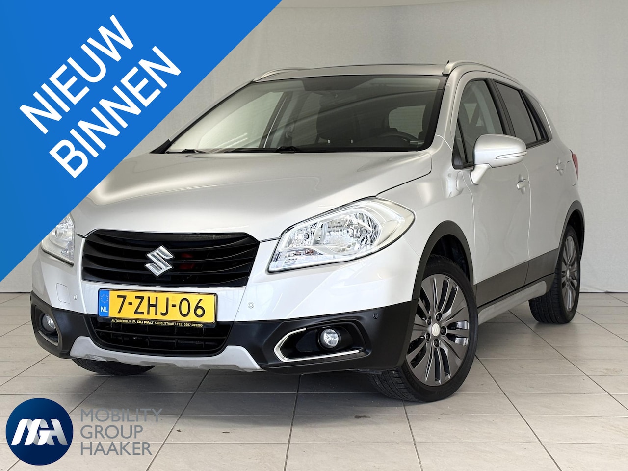 Suzuki SX4 S-Cross - 1.6 Exclusive AllGrip I Automaat I Trekhaak I Schuif/kanteldak I Navigatie I Stoelverarmin - AutoWereld.nl