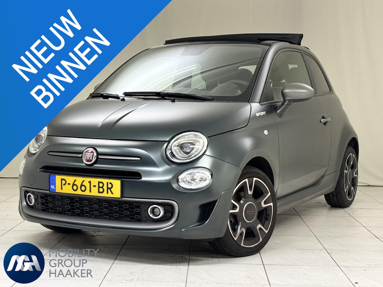 Fiat 500 C - 1.0 Hybrid Sport I Apple/Android I Parkeersensoren I Climate Control I Cruise Control - AutoWereld.nl