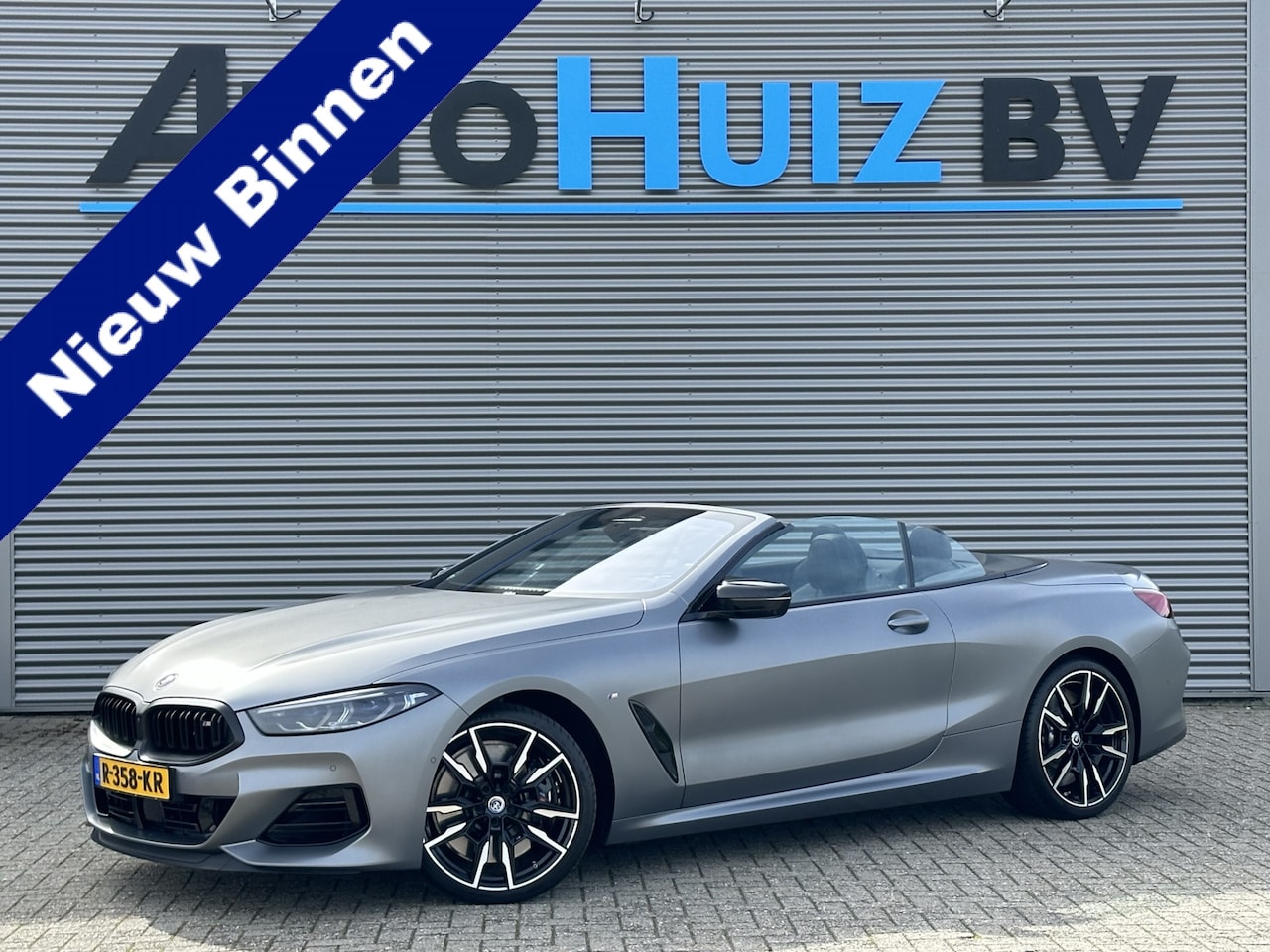 BMW 8-serie - M850i xDrive High Executive M Sport 530PK LCI Facelift Frozen Grey Harman Kardon Stoelvent - AutoWereld.nl