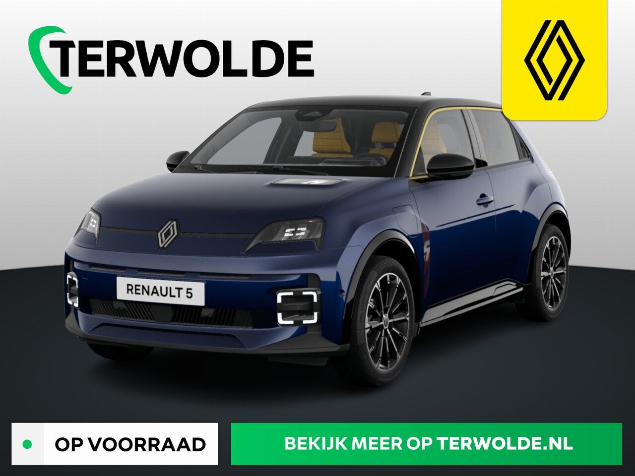 Renault 5 - E-TECH comfort range 10 1AT Iconic cinq | Achteruitrijcamera | Elektrisch verwarmbare voor - AutoWereld.nl