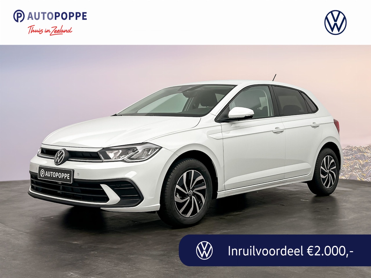 Volkswagen Polo - 1.0 TSI 95 5MT Life Edition | 'App-Connect' smartphone integratie | Buitenspiegels elektri - AutoWereld.nl