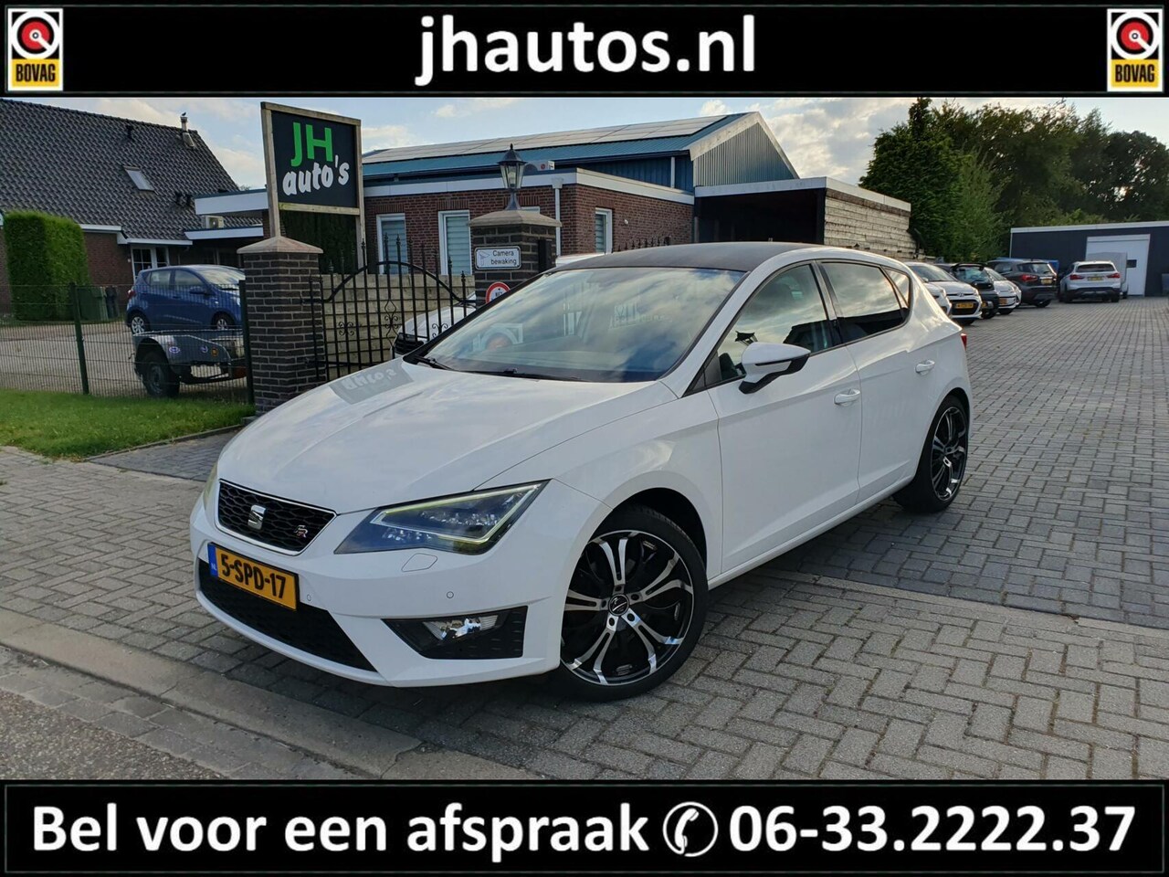 Seat Leon - 1.4 TSI FR 5-DRS/NAVI/18-INCH/LED/CARPLAY/1E-EIGEN - AutoWereld.nl