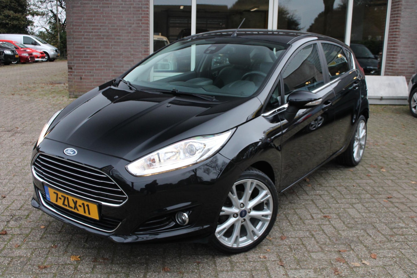 Ford Fiesta - 1.0 EcoBoost Titanium X Airco, Navi, Cruise control, Leder/stof, Stoelverwarming, Keyless, - AutoWereld.nl