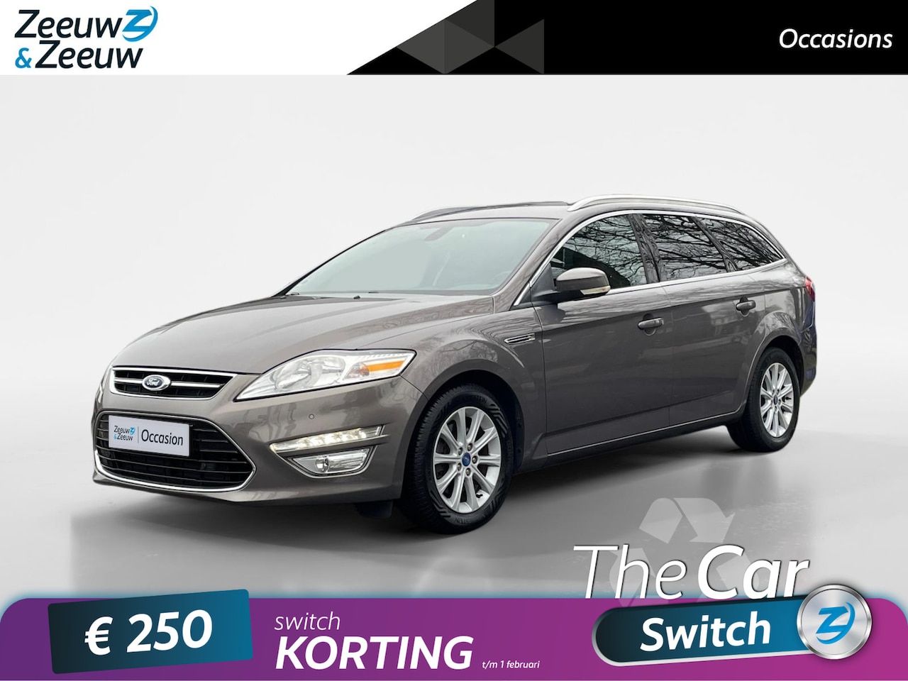 Ford Mondeo Wagon - 1.6 EcoBoost Titanium 160PK | Trekhaak | Privacy Glass | Navigatie | Voorruitverwarming | - AutoWereld.nl