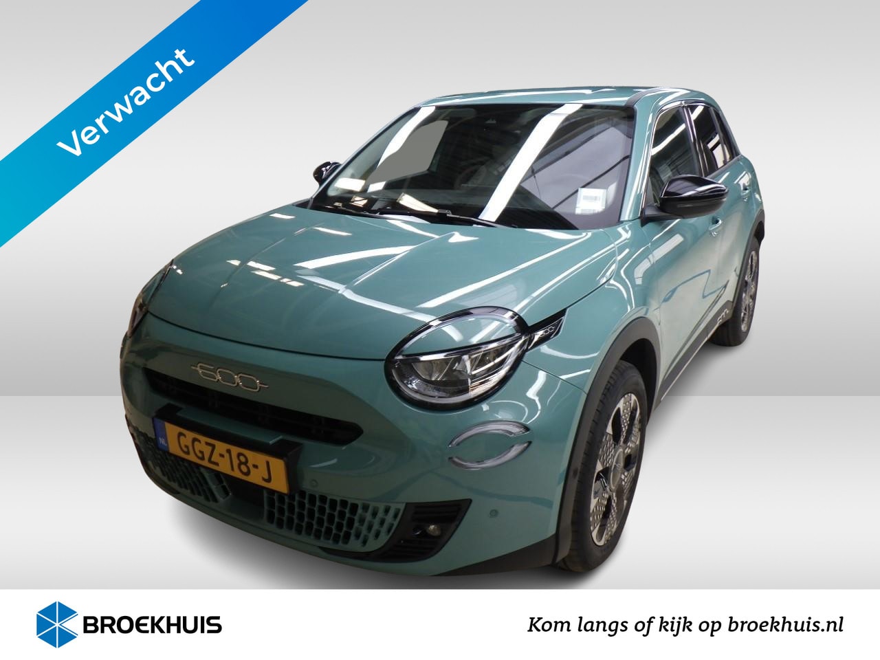 Fiat 600 - MHEV 1.2 Hybrid La Prima 100pk Automaat | Vol-Leder | Massage | Adaptive Cruise | Navigati - AutoWereld.nl