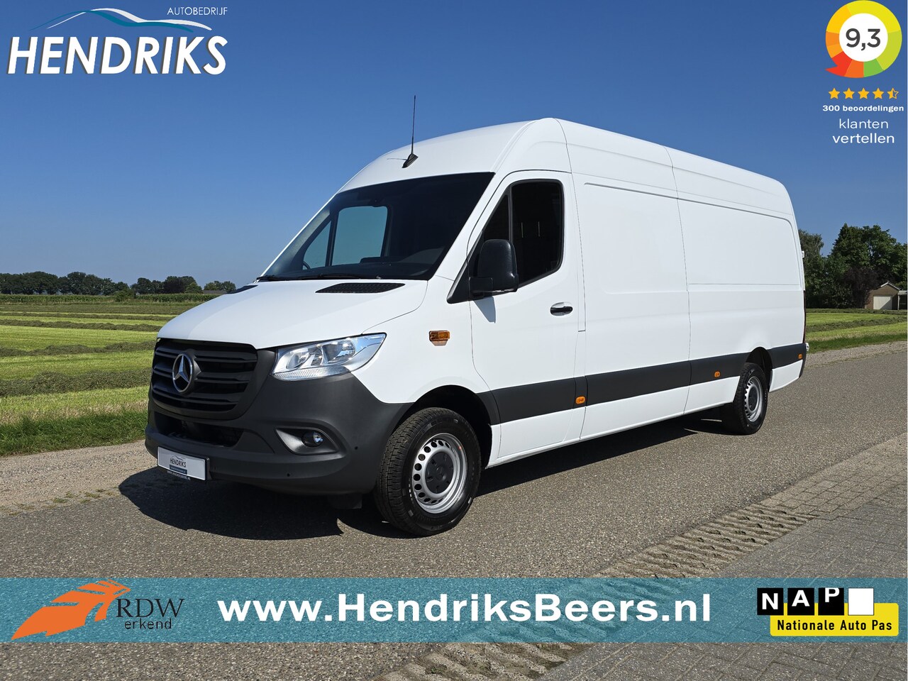 Mercedes-Benz Sprinter - 315 CDI L3 H2 RWD - Euro 6 - 150 Pk - Navi - MBUX - ParkeerCamera - StoelVerwarming - AutoWereld.nl