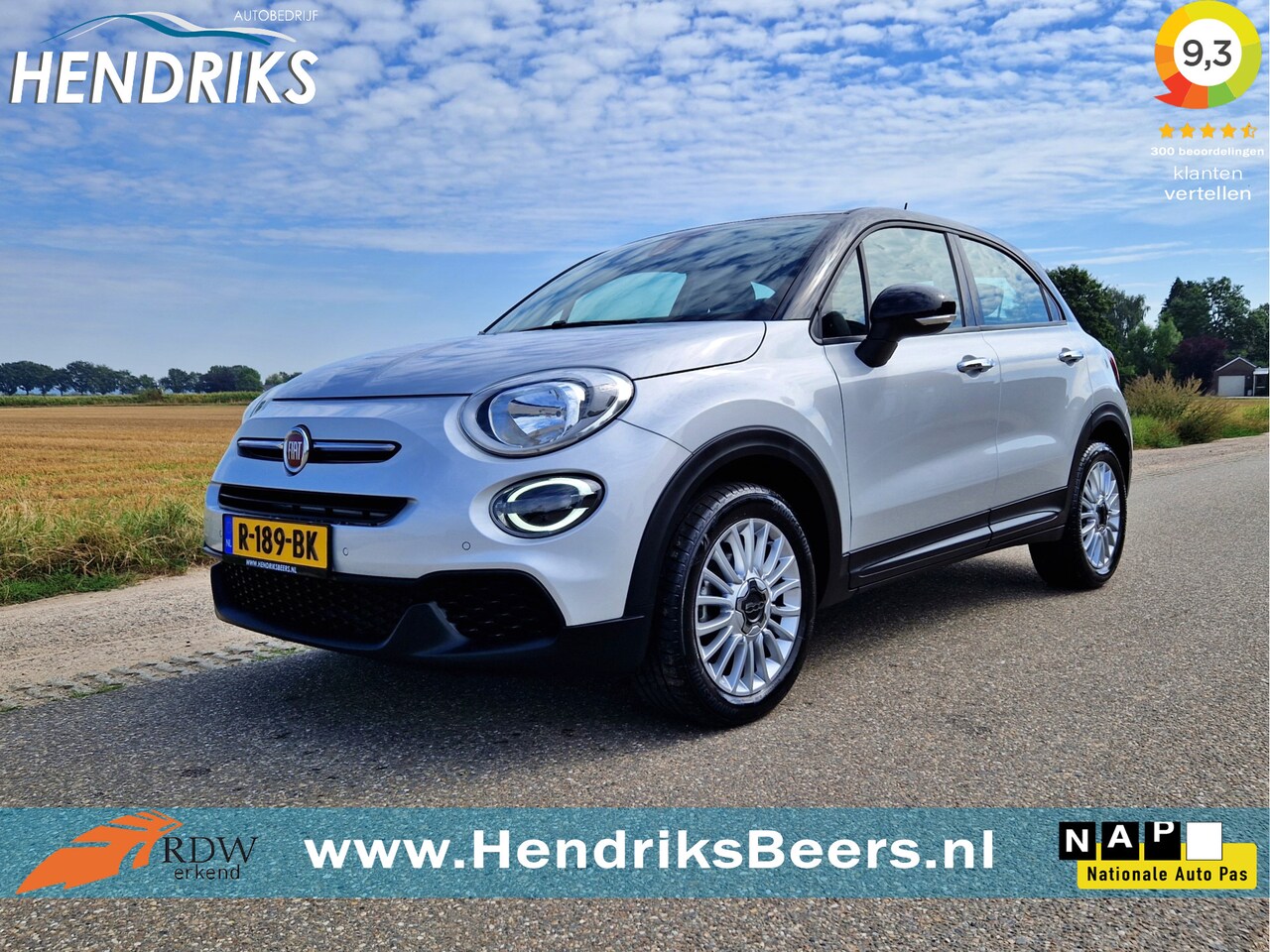 Fiat 500 X - 1.0 GSE Sport - 120 Pk - Euro 6 - Navi - Climate Control - Cruise Control - PDC V+A - AutoWereld.nl