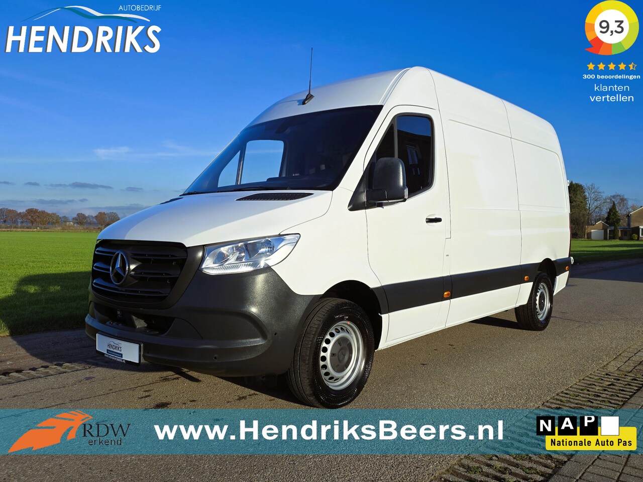 Mercedes-Benz Sprinter - 315 CDI L2 H2 RWD - AUTOMAAT - Euro 6 - 150 Pk - MBUX - ParkeerCamera - AutoWereld.nl